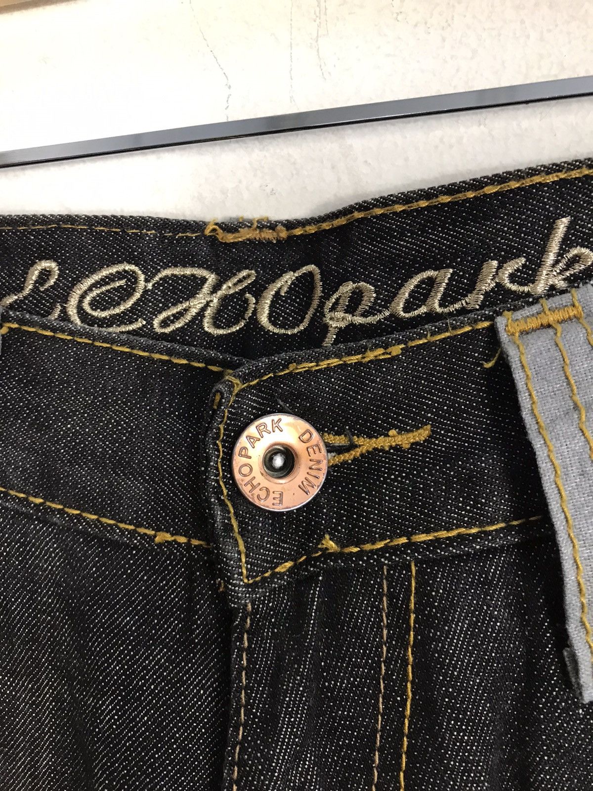 Japanese Brand Echo Park Street Style Hiphop Wear Pocket Jeans Size US 33 - 6 Thumbnail