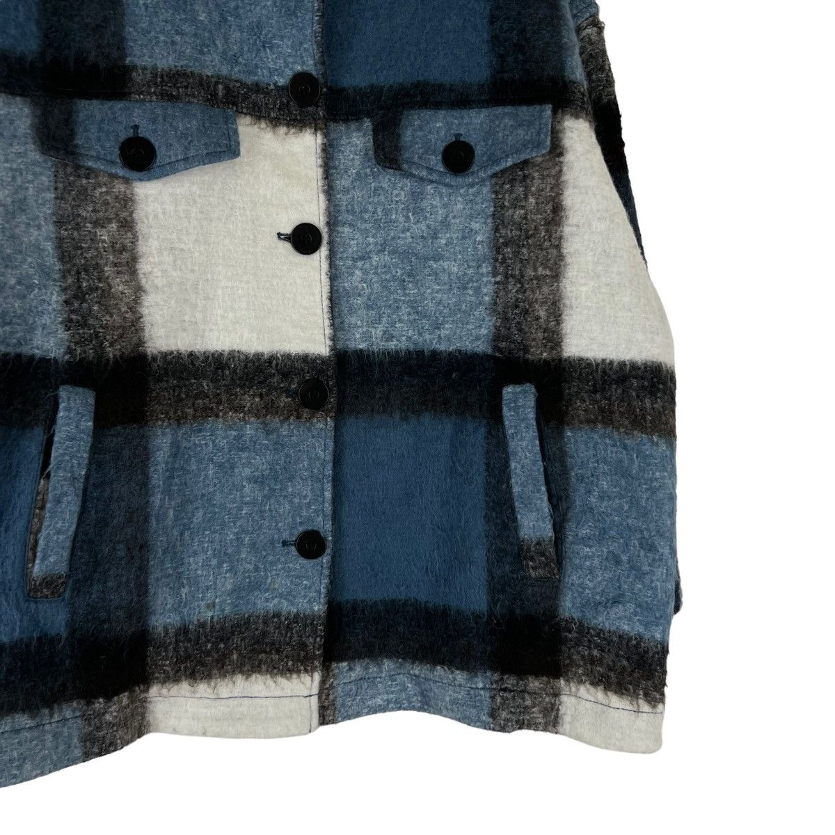 Flannel × Japanese Brand × Vintage VINTAGE FLANNEL WOOL JACKET TARTAN DESIGN ZARA ITALIAN Size US XL / EU 56 / 4 - 4 Thumbnail