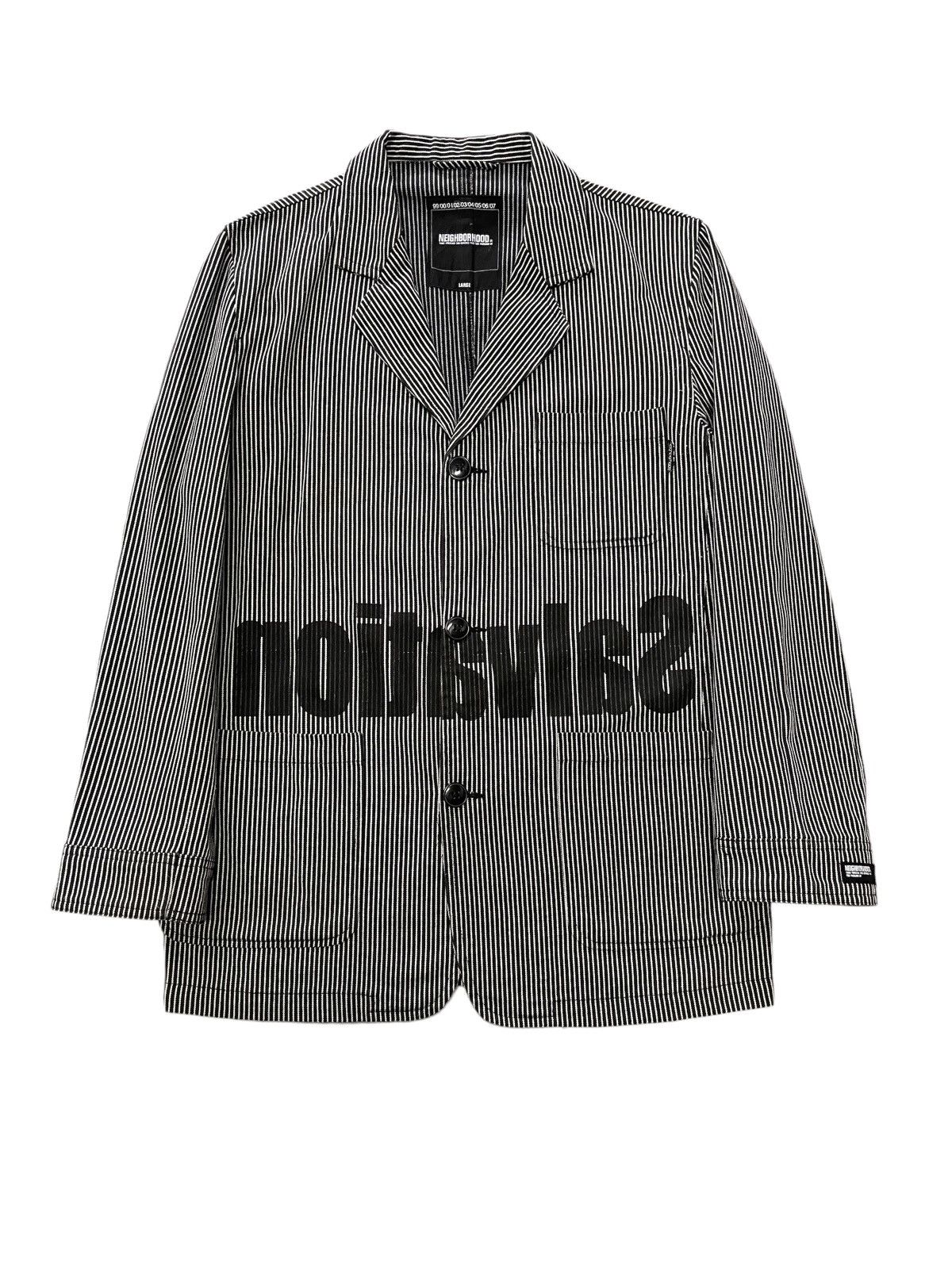 Neighborhood Neighborhood Salvation Hickory Chore Jacket Size US L / EU 52-54 / 3 - 4 Thumbnail