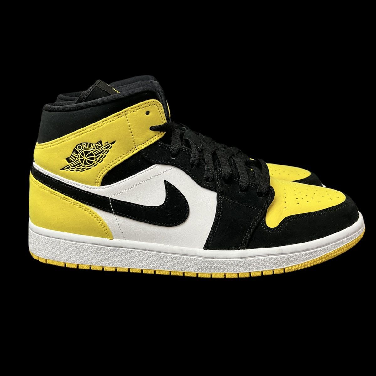 Black Toe Air Jordan Yellow Toe 2019 Jordan Mid Yellow Toe Black