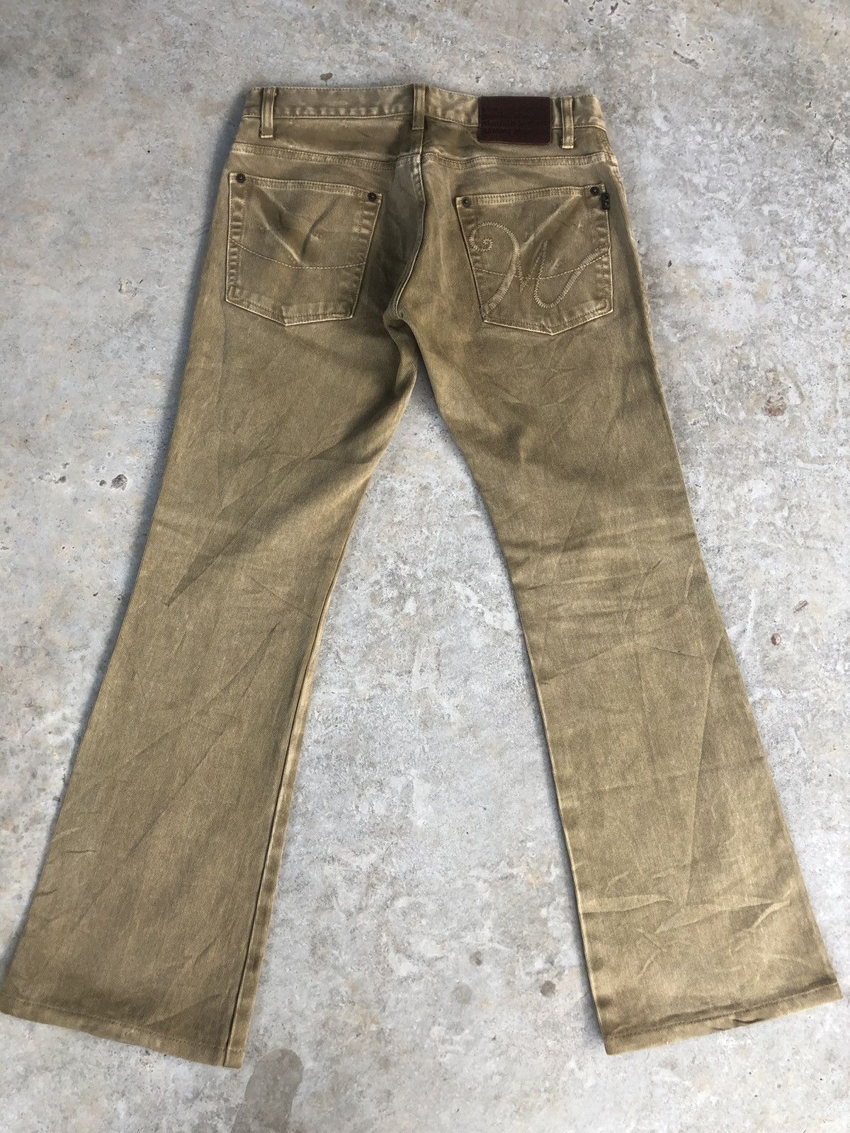 If Six Was Nine Vintage Morgan Homme Flared Jeans Distressed Denim in japan Size US 31 - 2 Thumbnail