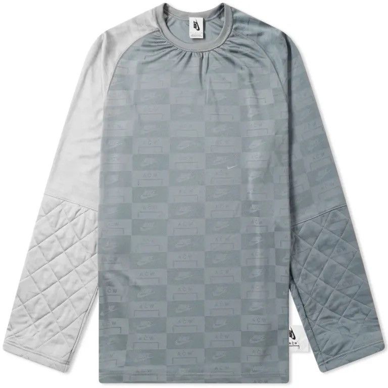 image of A Cold Wall x Nike A-Cold-Wall Nrg Long Sleeve Tee in Grey, Men's (Size Medium)