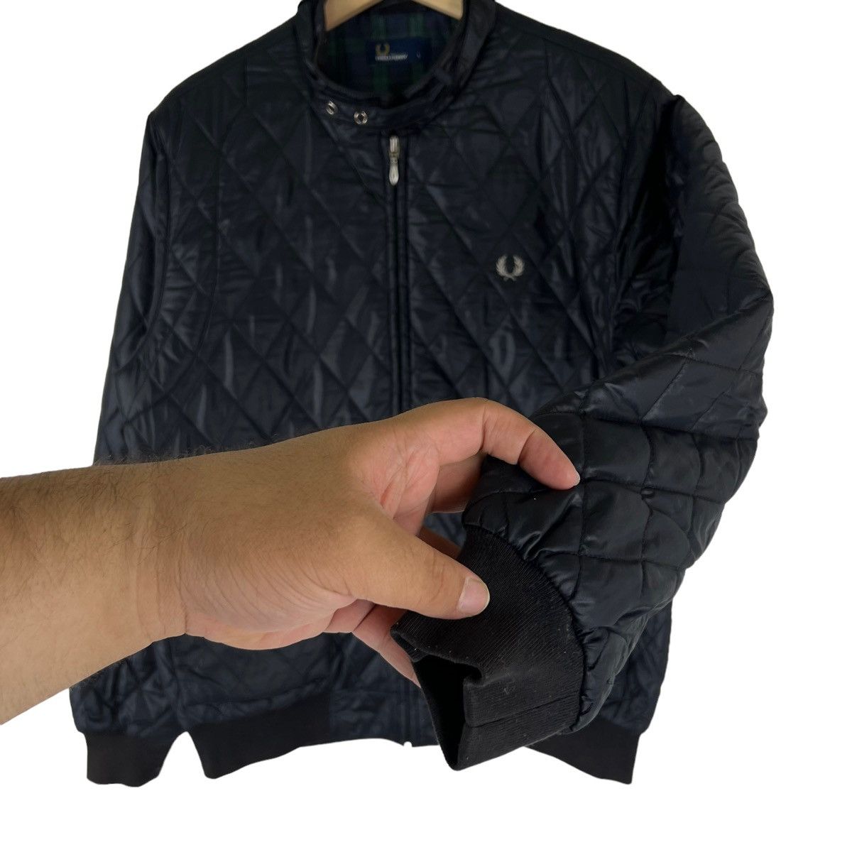 Japanese Brand × Vintage VINTAGE FRED PERRY LIGHT PUFFER DOWN JACKET Size US L / EU 52-54 / 3 - 6 Thumbnail