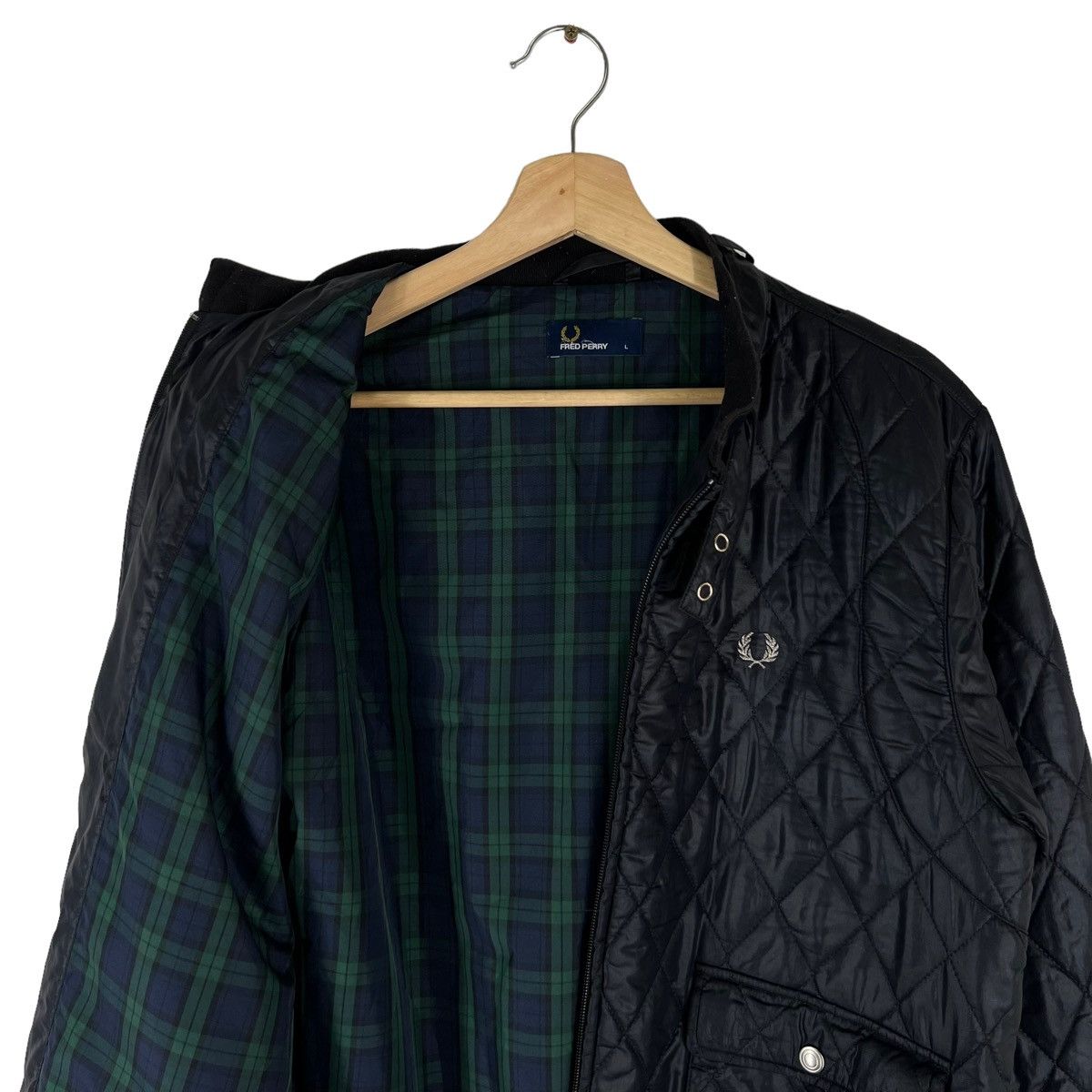Japanese Brand × Vintage VINTAGE FRED PERRY LIGHT PUFFER DOWN JACKET Size US L / EU 52-54 / 3 - 10 Thumbnail