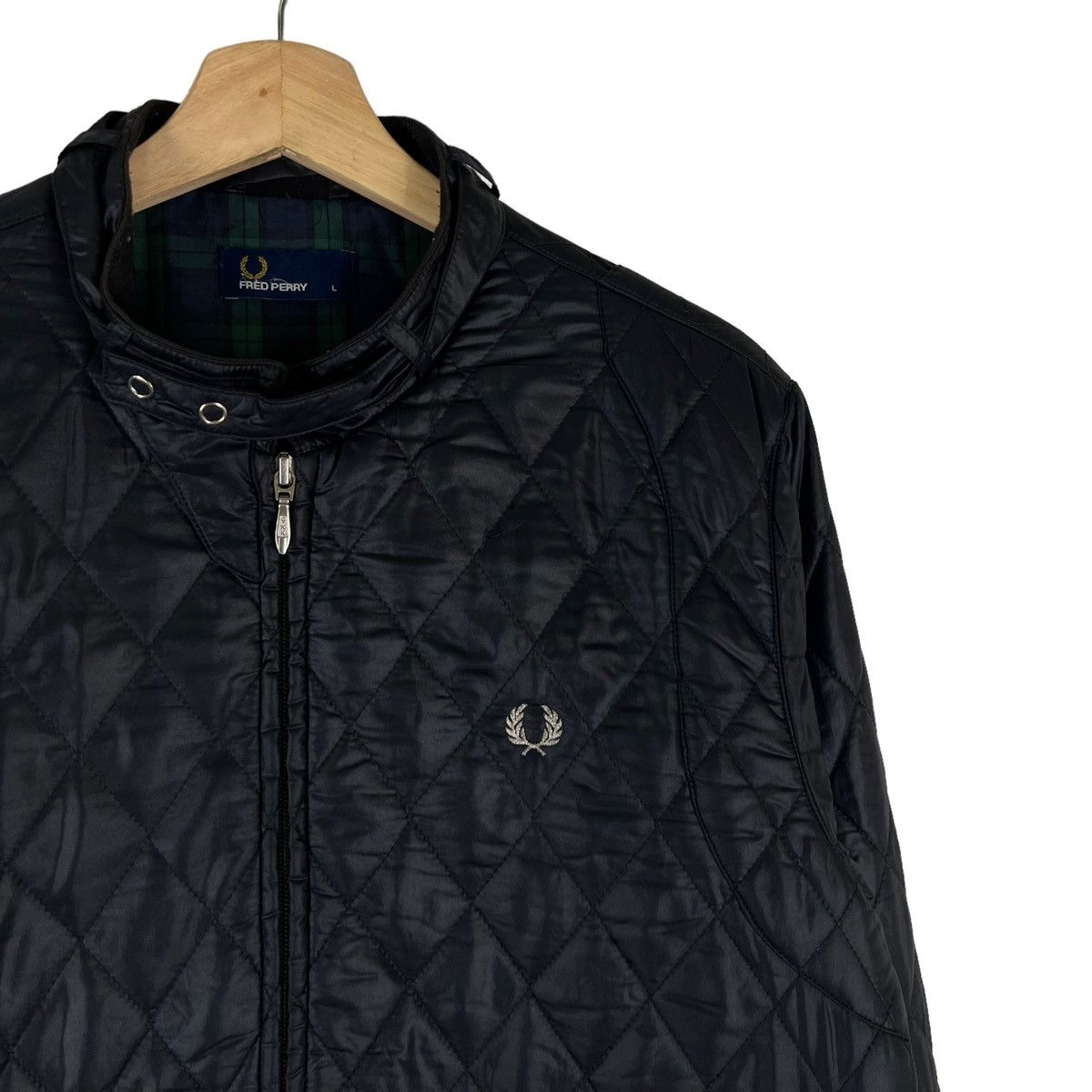 Japanese Brand × Vintage VINTAGE FRED PERRY LIGHT PUFFER DOWN JACKET Size US L / EU 52-54 / 3 - 5 Thumbnail