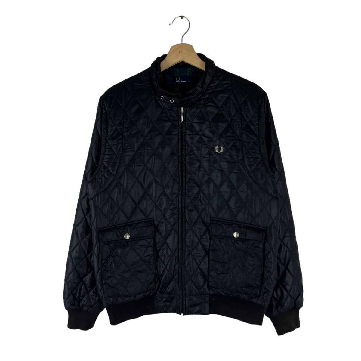 Japanese Brand × Vintage VINTAGE FRED PERRY LIGHT PUFFER DOWN JACKET Size US L / EU 52-54 / 3 - 1 Thumbnail