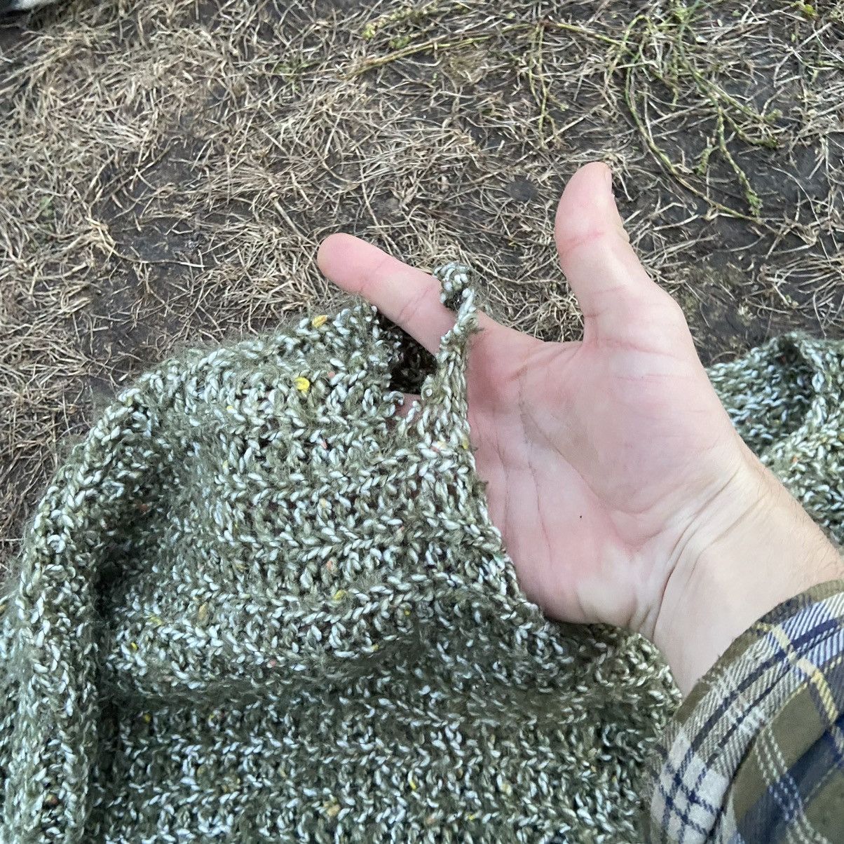 If Six Was Nine Vintage Y2K Mohair Teddy Grass Sweater Distressed BUYMYPIECE Size M / US 6-8 / IT 42-44 - 9 Thumbnail