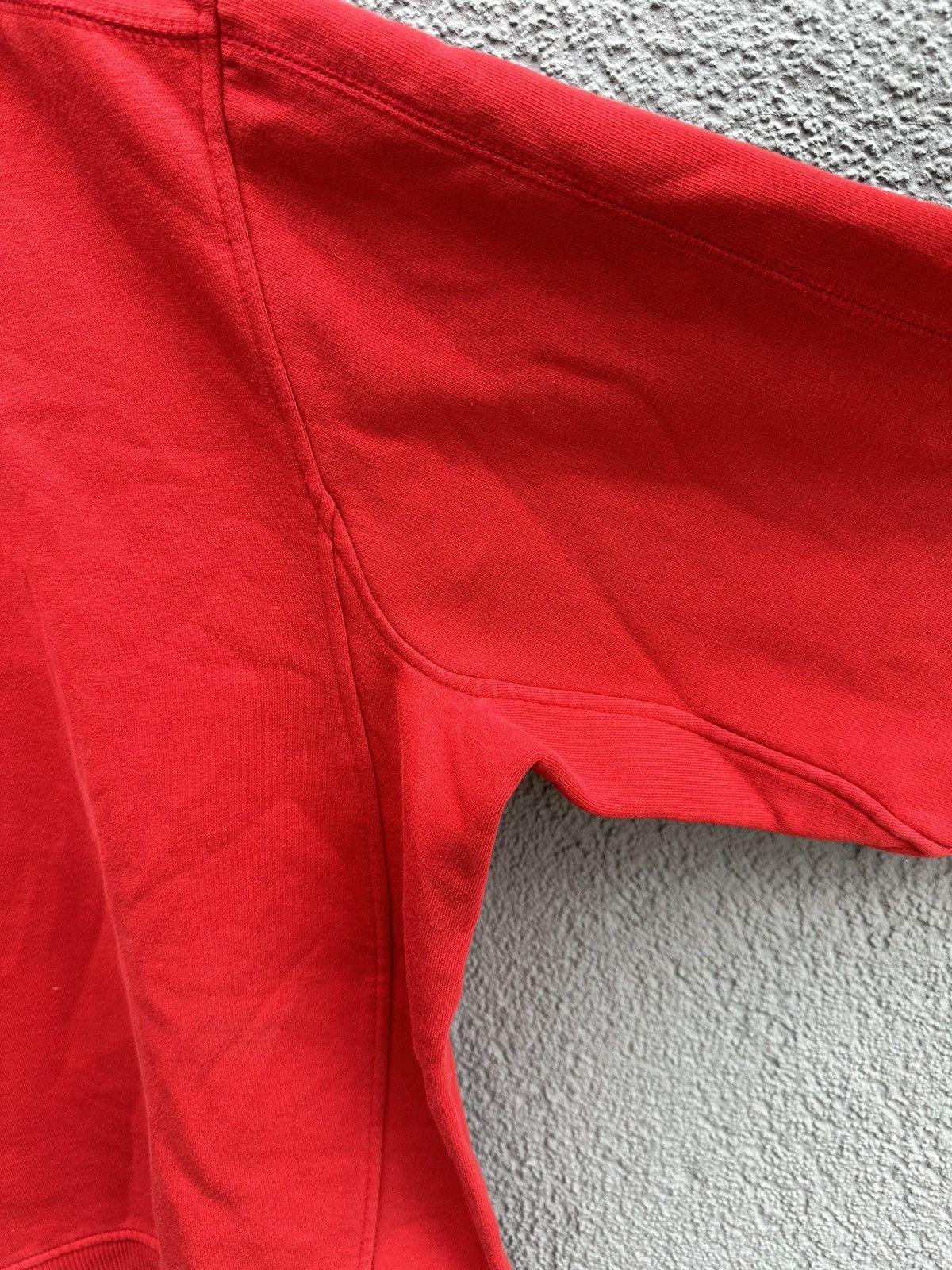 Nike × Vintage Vintage Nike Sweatshirt Big Logo Swoosh Y2K Red Size US L / EU 52-54 / 3 - 6 Thumbnail