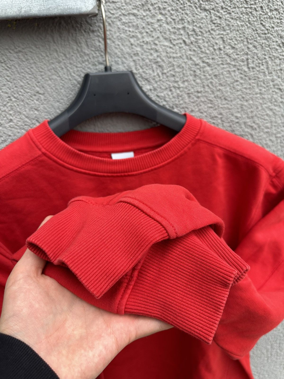 Nike × Vintage Vintage Nike Sweatshirt Big Logo Swoosh Y2K Red Size US L / EU 52-54 / 3 - 5 Thumbnail