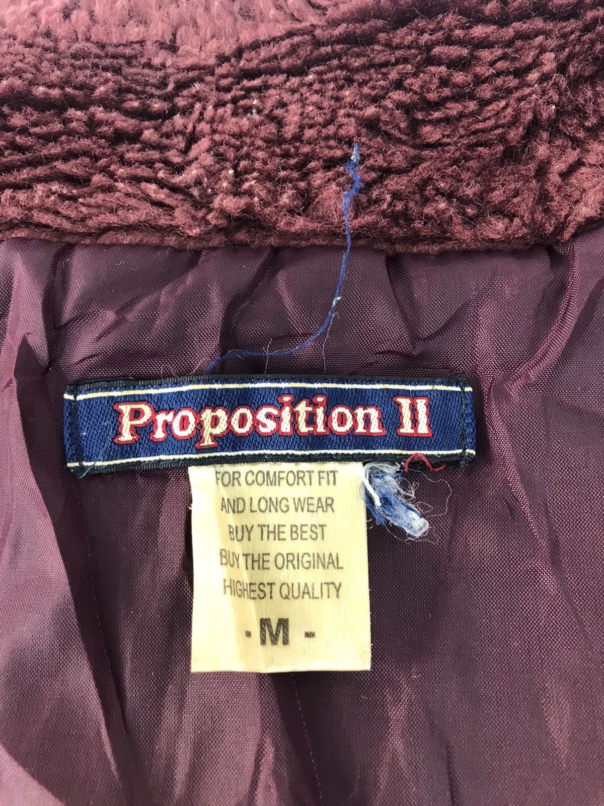 Japanese Brand × Vintage Proposition III Fluffy Jacket Zipper Native Design Size US XL / EU 56 / 4 - 5 Thumbnail