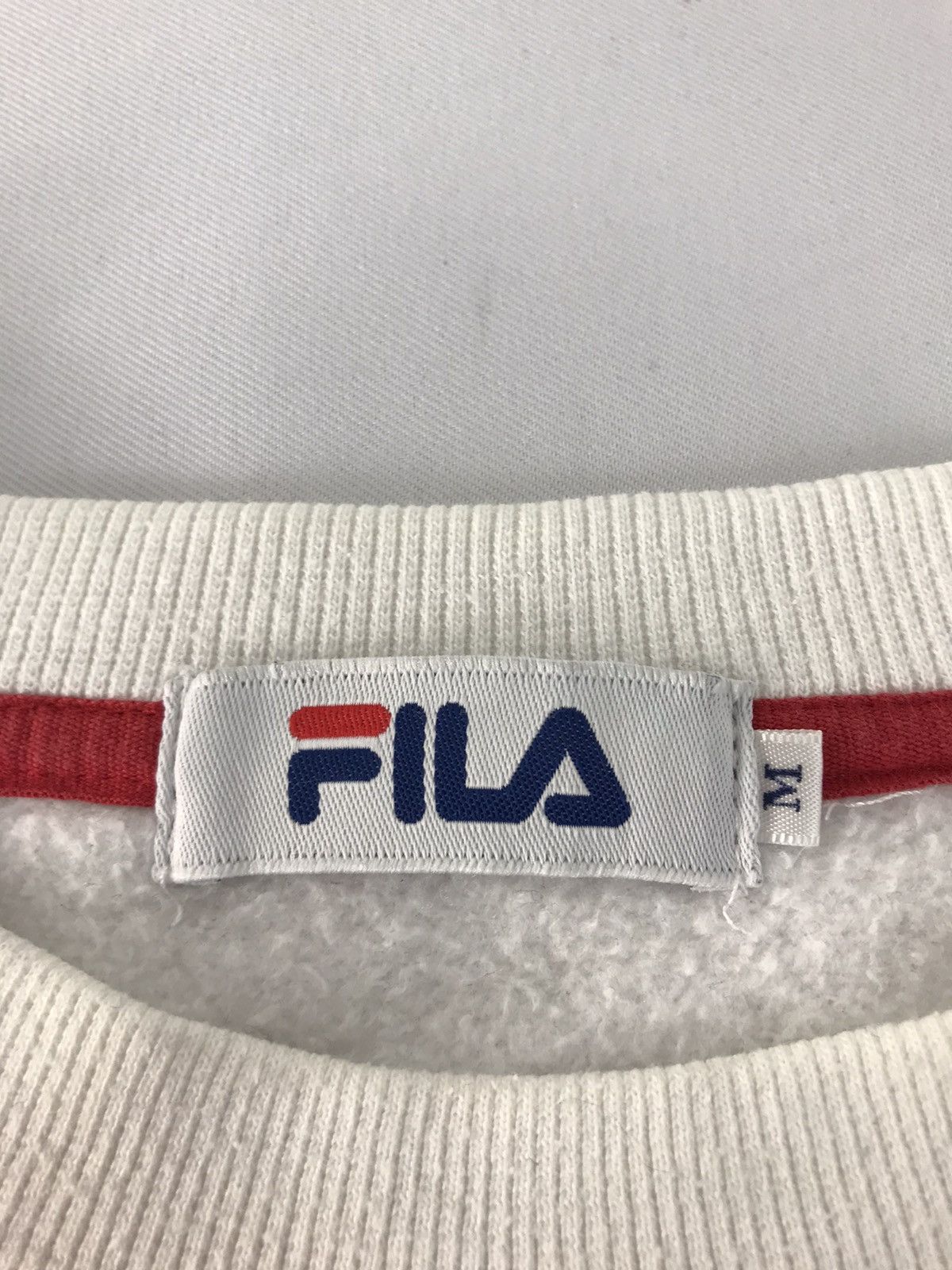 Fila × Vintage Fila Big Logo Spell Out Sweatshirt Pull Over Colour Block Size US M / EU 48-50 / 2 - 5 Thumbnail