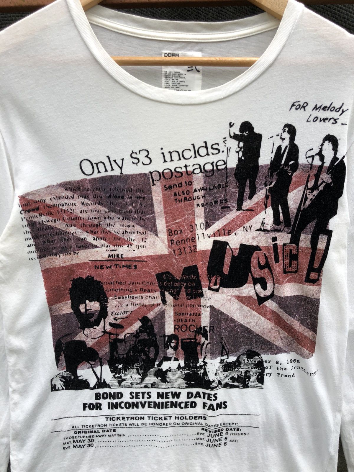 PPFM Vintage PPFM long sleeve shirt Music Union Jack Size US M / EU 48-50 / 2 - 3 Thumbnail