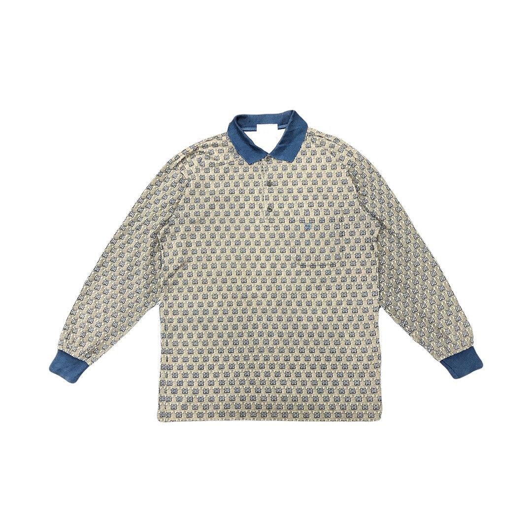 Givenchy × Vintage 🔥1990s🔥 Givenchy Gentleman Paris LS Overprint Size US S / EU 44-46 / 1 - 1 Thumbnail