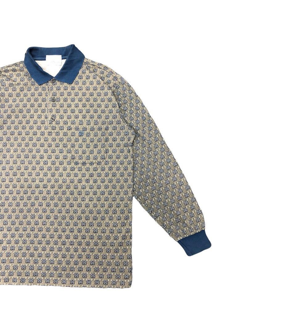 Givenchy × Vintage 🔥1990s🔥 Givenchy Gentleman Paris LS Overprint Size US S / EU 44-46 / 1 - 3 Thumbnail