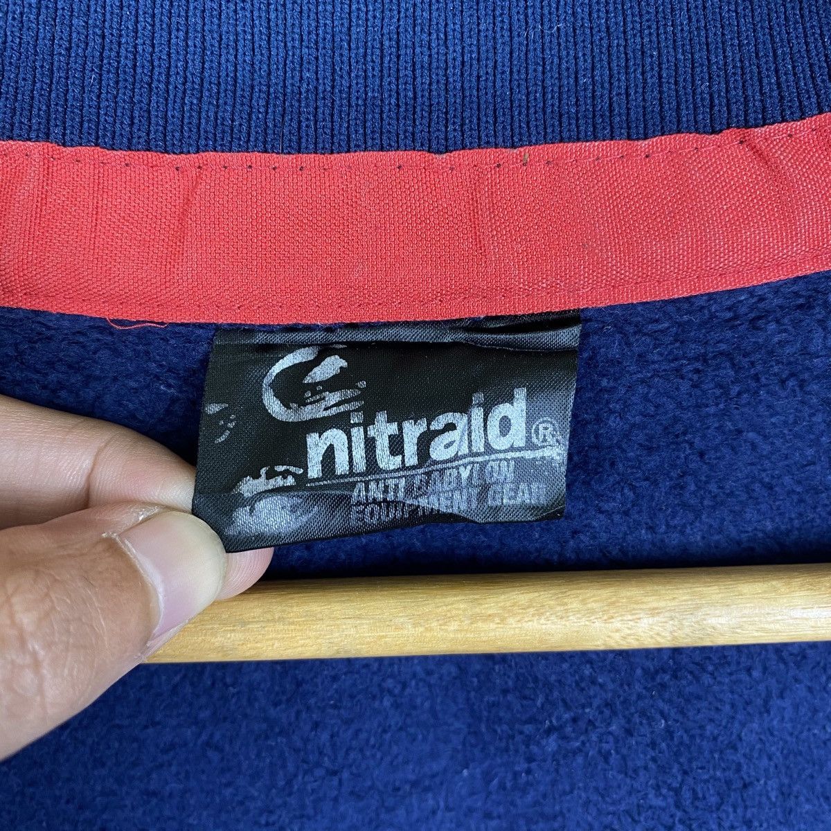 Japanese Brand × Nitraid × Vintage VINTAGE NITRAID SMALL LOGO JAPANESE BRAND SWEATER JACKET Size US XL / EU 56 / 4 - 6 Thumbnail