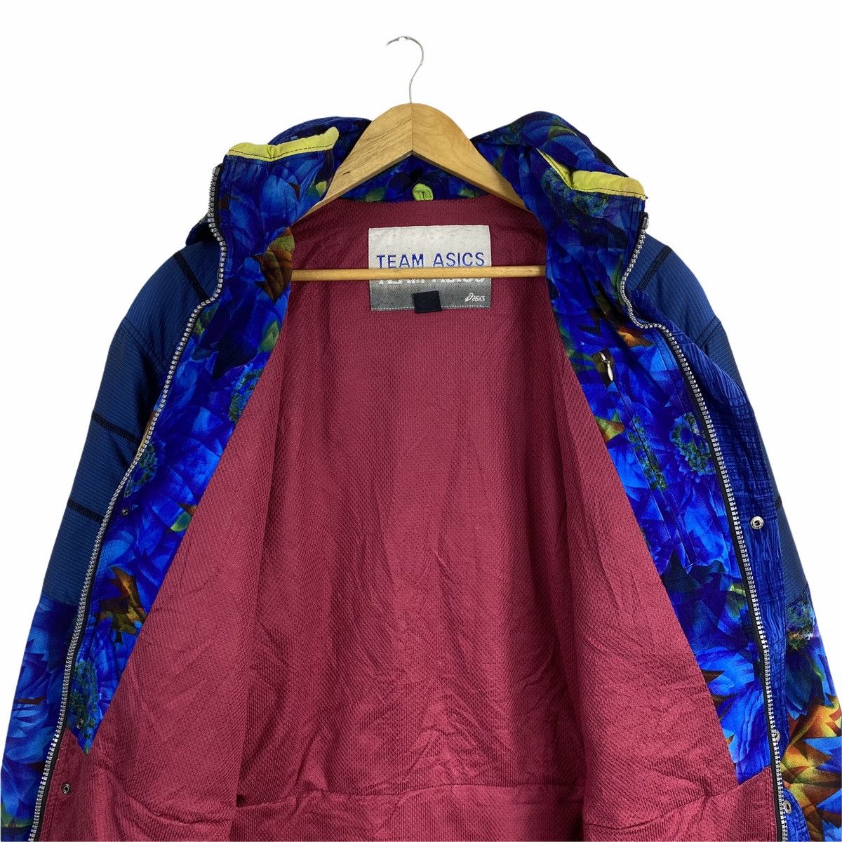 Asics × Vintage Vintage TEAM ASICS Flower Design Ski Winter Jacket Size US L / EU 52-54 / 3 - 7 Thumbnail