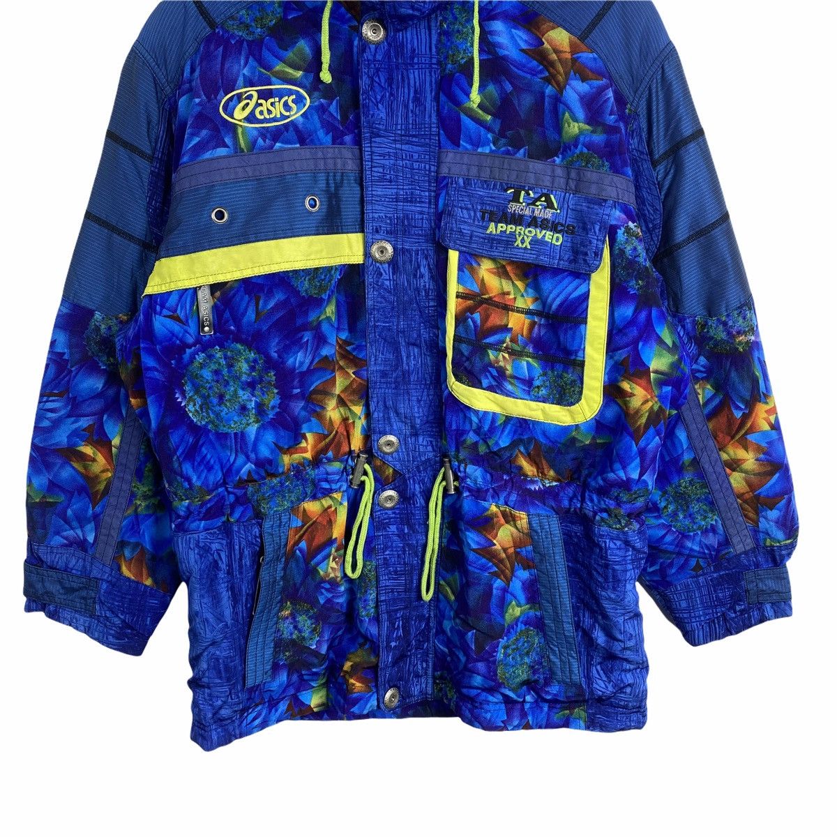 Asics × Vintage Vintage TEAM ASICS Flower Design Ski Winter Jacket Size US L / EU 52-54 / 3 - 8 Thumbnail