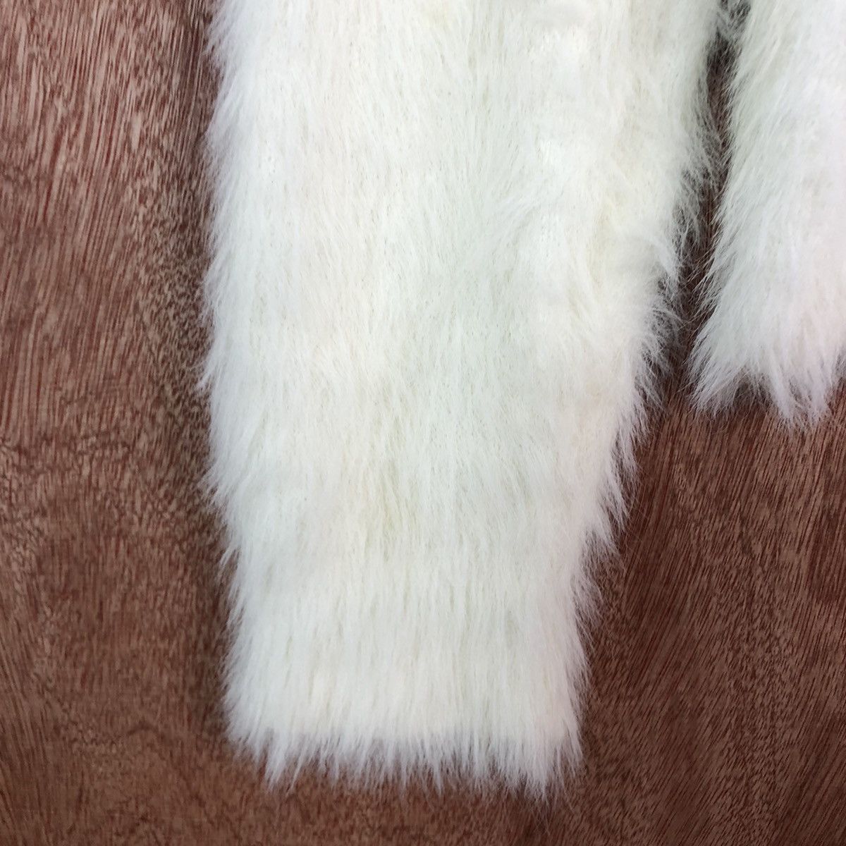 Homespun Knitwear DL Browny Standard White Mohair Shag Shaggy Knitwear #c419 Size M / US 6-8 / IT 42-44 - 6 Thumbnail
