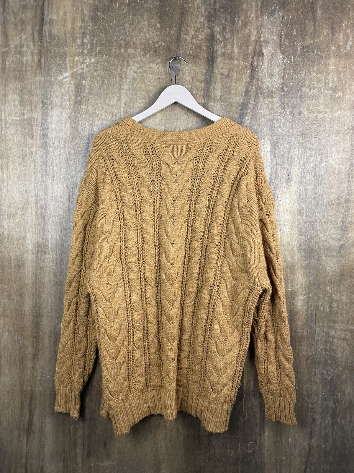 Aran Isles Knitwear × Uniqlo DL Uniqlo cardigan aran isle cable Knitwear Streetwear #Z008 Size US L / EU 52-54 / 3 - 10 Thumbnail