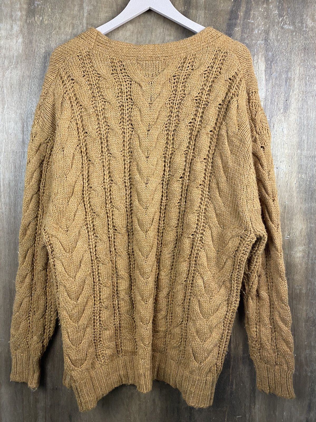Aran Isles Knitwear × Uniqlo DL Uniqlo cardigan aran isle cable Knitwear Streetwear #Z008 Size US L / EU 52-54 / 3 - 11 Thumbnail