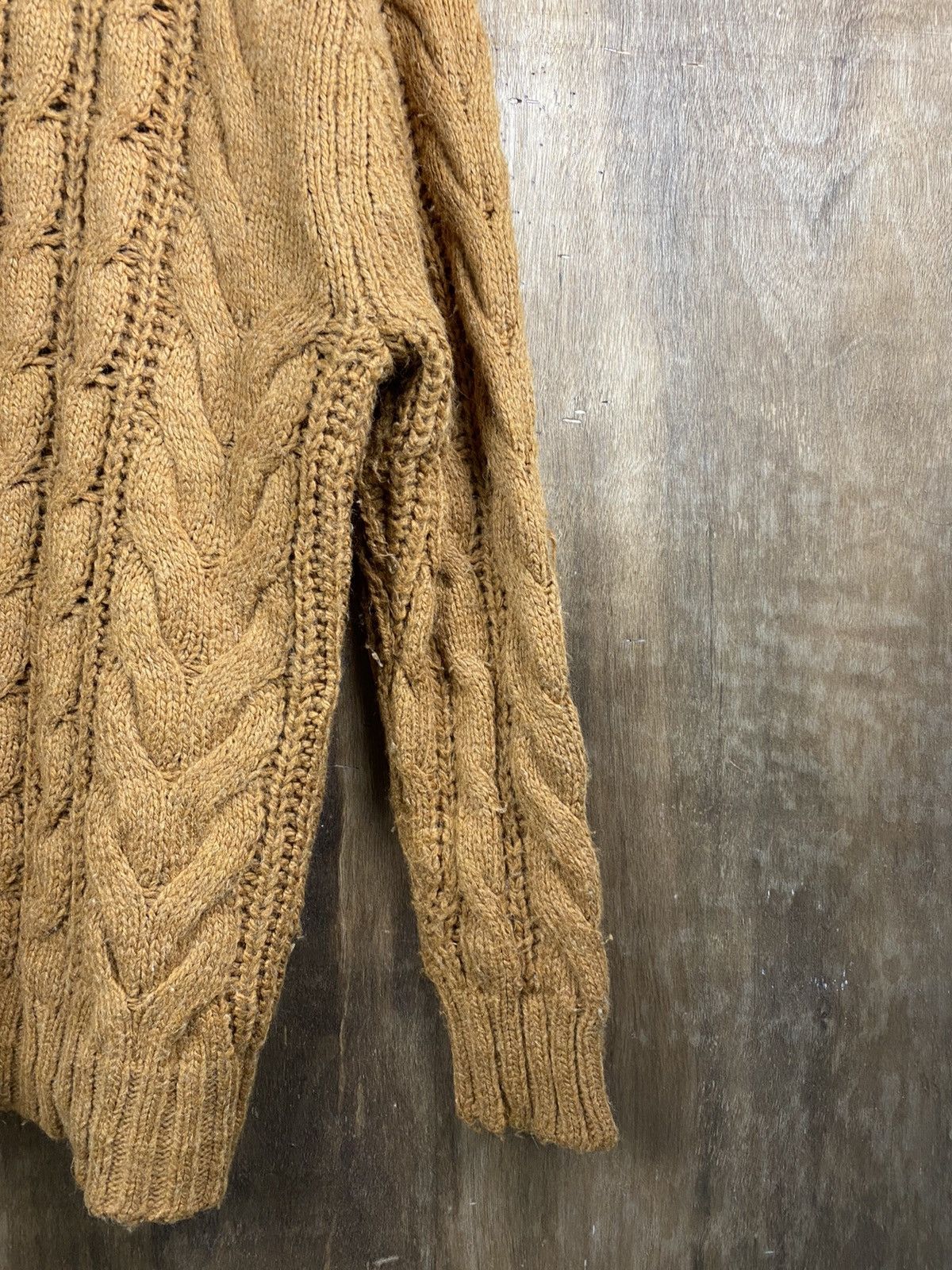 Aran Isles Knitwear × Uniqlo DL Uniqlo cardigan aran isle cable Knitwear Streetwear #Z008 Size US L / EU 52-54 / 3 - 13 Thumbnail
