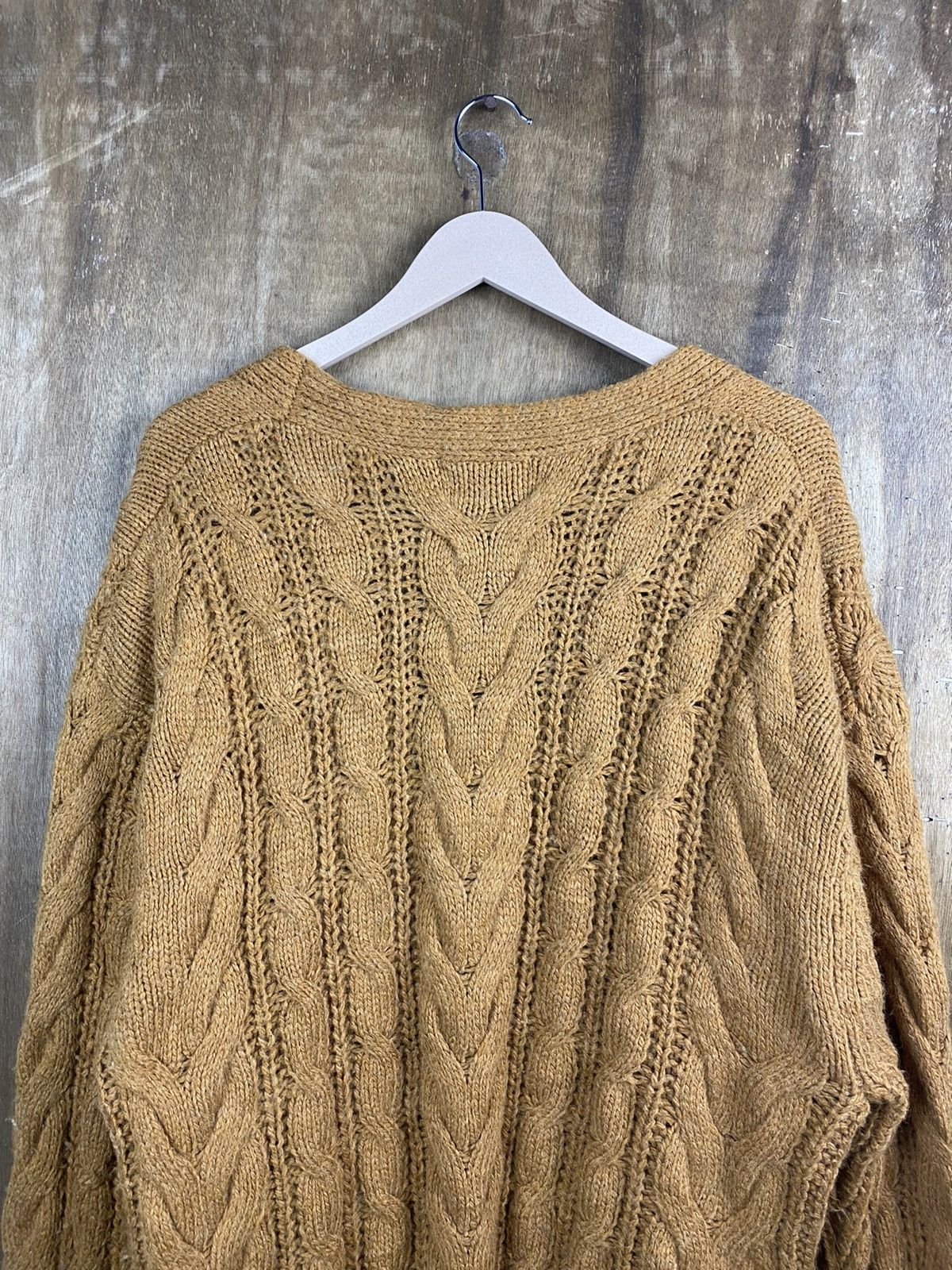 Aran Isles Knitwear × Uniqlo DL Uniqlo cardigan aran isle cable Knitwear Streetwear #Z008 Size US L / EU 52-54 / 3 - 12 Thumbnail