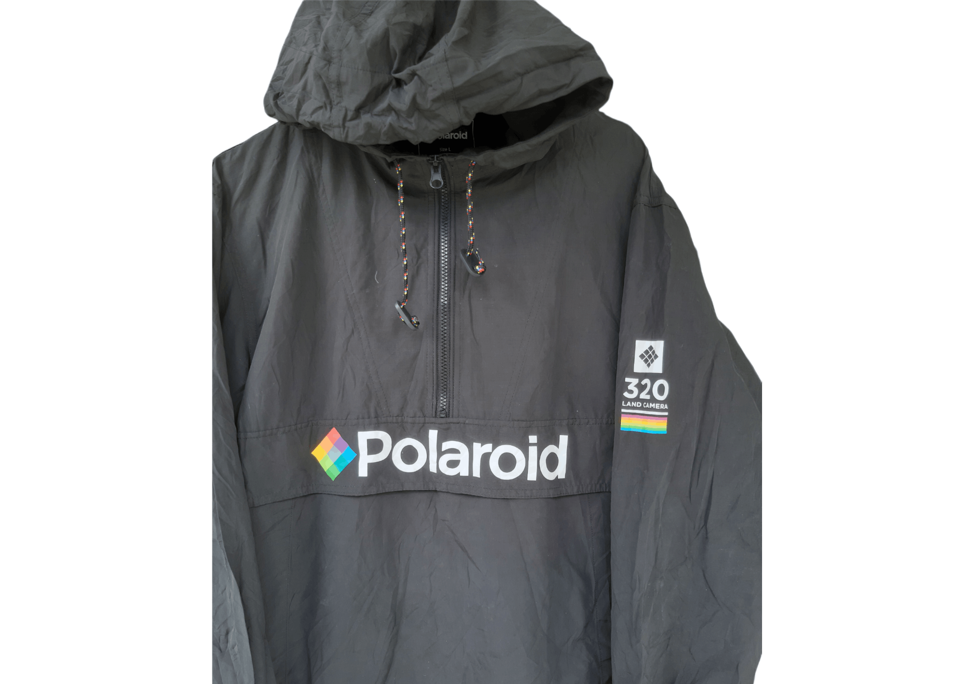 Market × Polaroid Vintage Polaroid Spellout by G.U Anorak Hoodie Jacket Size US L / EU 52-54 / 3 - 2 Thumbnail