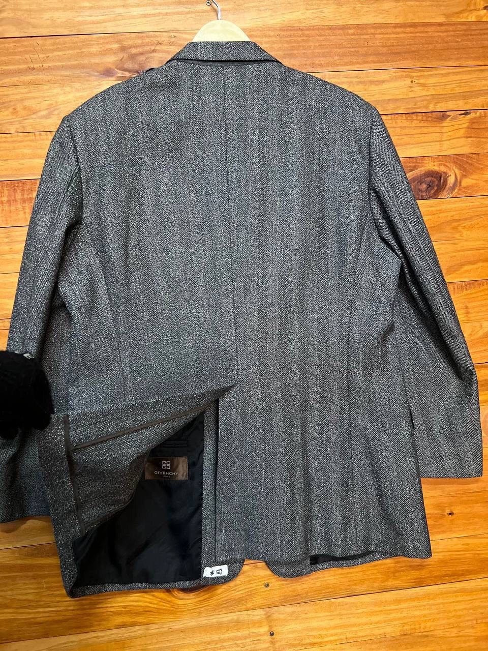 Givenchy GIVENCHY WOOL FISHBONE DESIGN BLAZERS Size 46R - 11 Thumbnail
