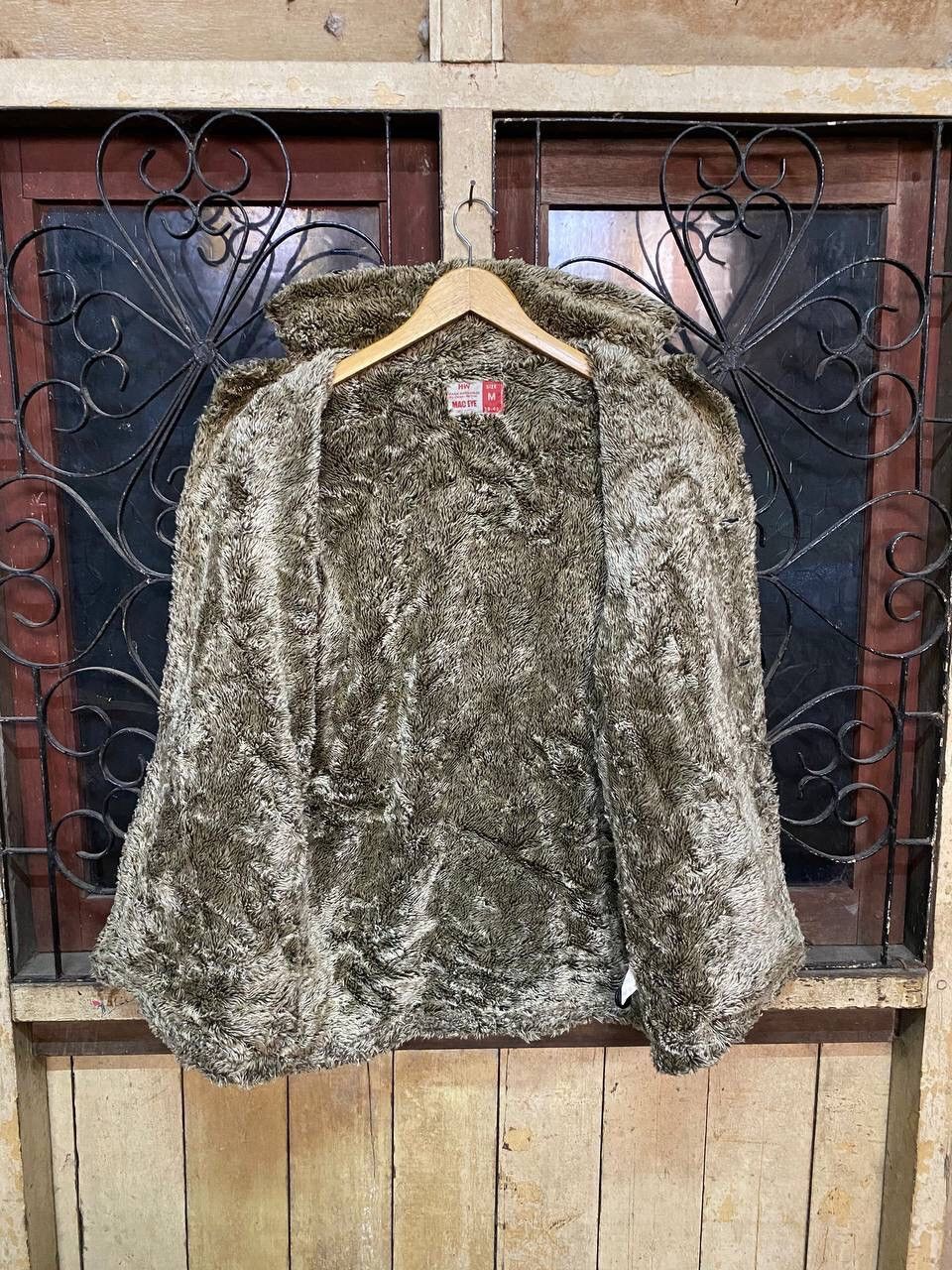 Japanese Brand Vintage Mac Eye Sherpa Workwear Coat Size US L / EU 52-54 / 3 - 5 Thumbnail