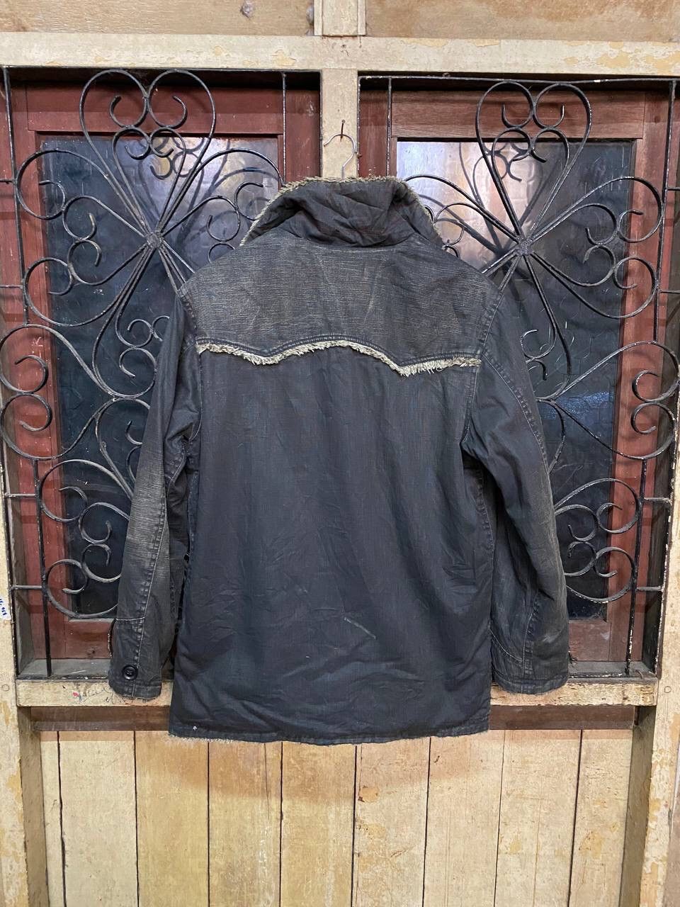 Japanese Brand Vintage Mac Eye Sherpa Workwear Coat Size US L / EU 52-54 / 3 - 4 Thumbnail