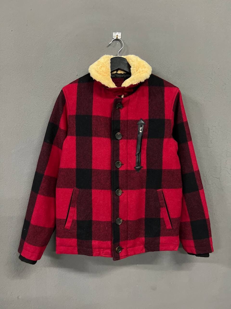 Japanese Brand UNITED SPORTS OF AMERICA JACKET SHERPA COLLAR Size US M / EU 48-50 / 2 - 1 Thumbnail