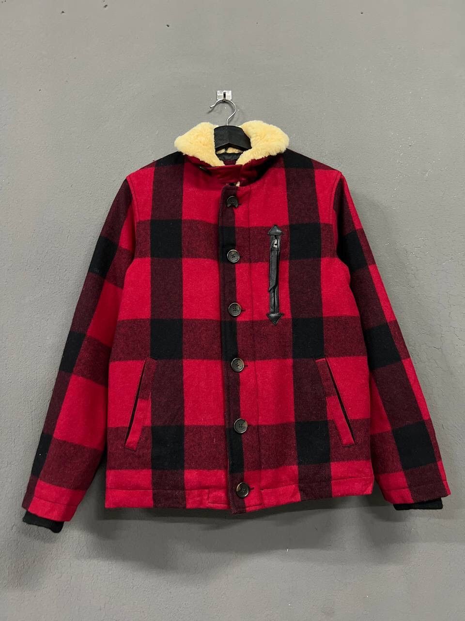 Japanese Brand UNITED SPORTS OF AMERICA JACKET SHERPA COLLAR Size US M / EU 48-50 / 2 - 4 Thumbnail