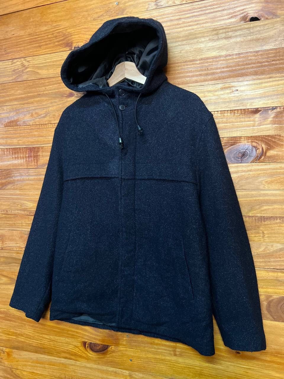 Japanese Brand MIKEBIRNIES WOOL HOODED JACKET Size US M / EU 48-50 / 2 - 3 Thumbnail