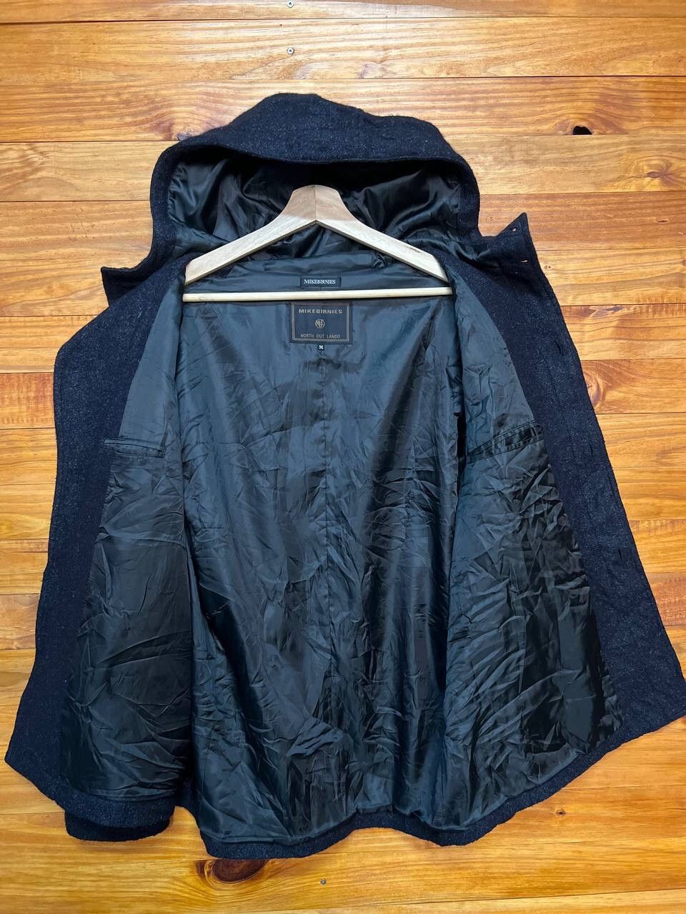 Japanese Brand MIKEBIRNIES WOOL HOODED JACKET Size US M / EU 48-50 / 2 - 10 Thumbnail