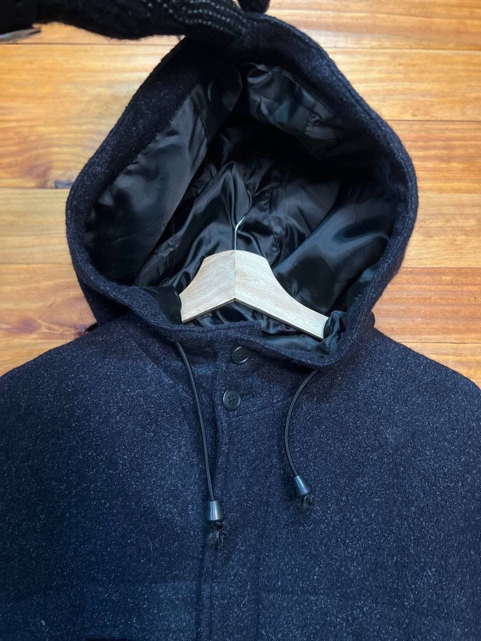 Japanese Brand MIKEBIRNIES WOOL HOODED JACKET Size US M / EU 48-50 / 2 - 6 Thumbnail
