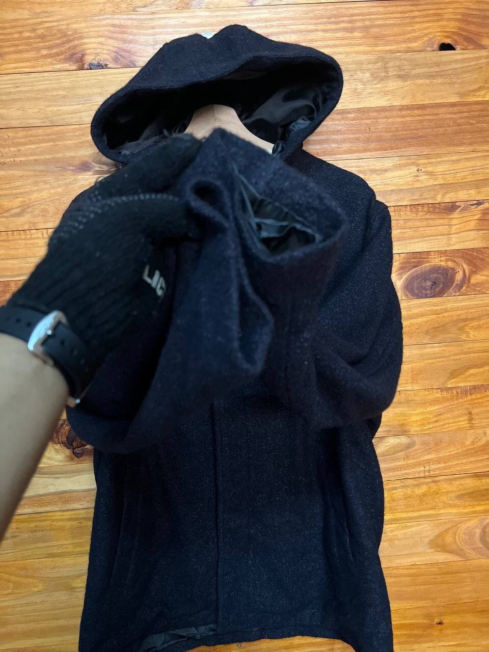 Japanese Brand MIKEBIRNIES WOOL HOODED JACKET Size US M / EU 48-50 / 2 - 7 Thumbnail