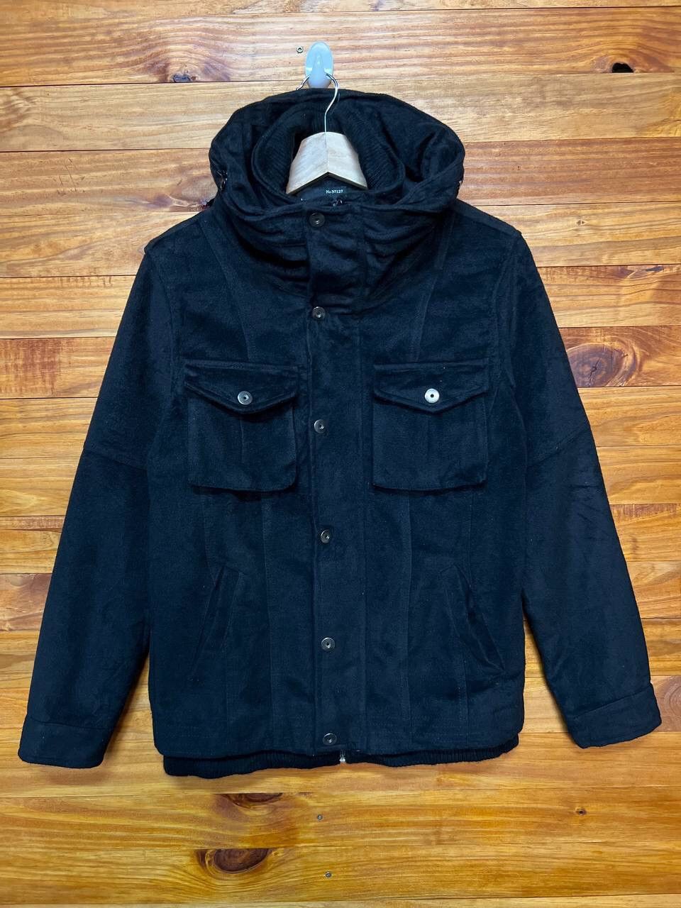 Japanese Brand AMORTE VOLUME NECK STYLE JACKET Size US L / EU 52-54 / 3 - 1 Thumbnail