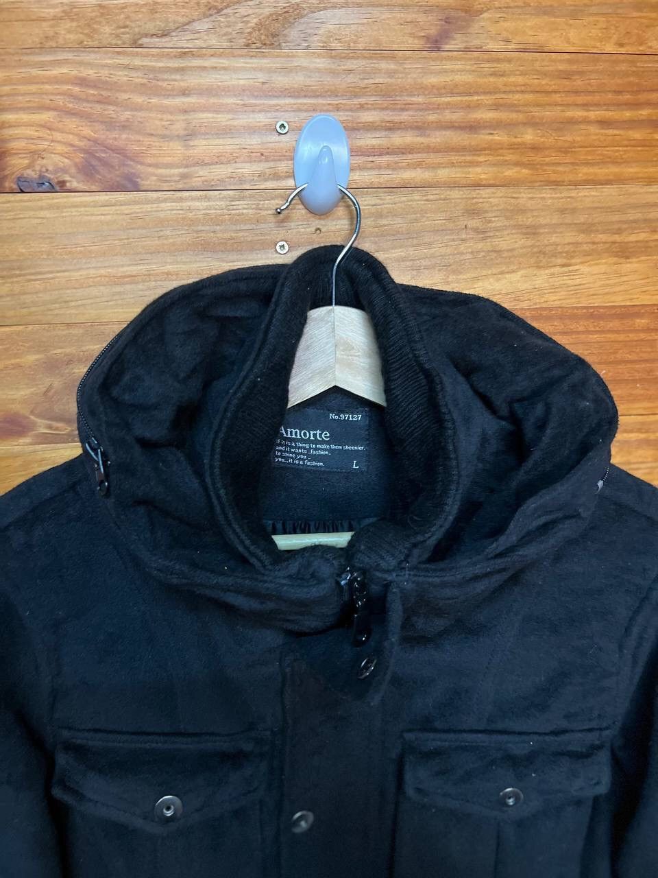 Japanese Brand AMORTE VOLUME NECK STYLE JACKET Size US L / EU 52-54 / 3 - 9 Thumbnail