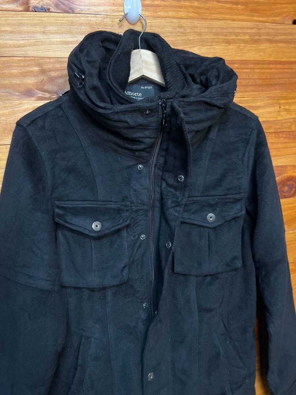 Japanese Brand AMORTE VOLUME NECK STYLE JACKET Size US L / EU 52-54 / 3 - 7 Thumbnail