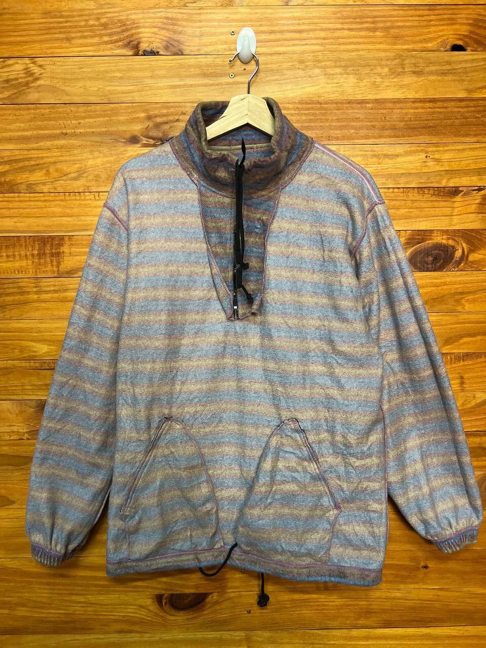 Uniqlo UNIQLO FLEECE STRIPE JACKET Size US M / EU 48-50 / 2 - 10 Thumbnail