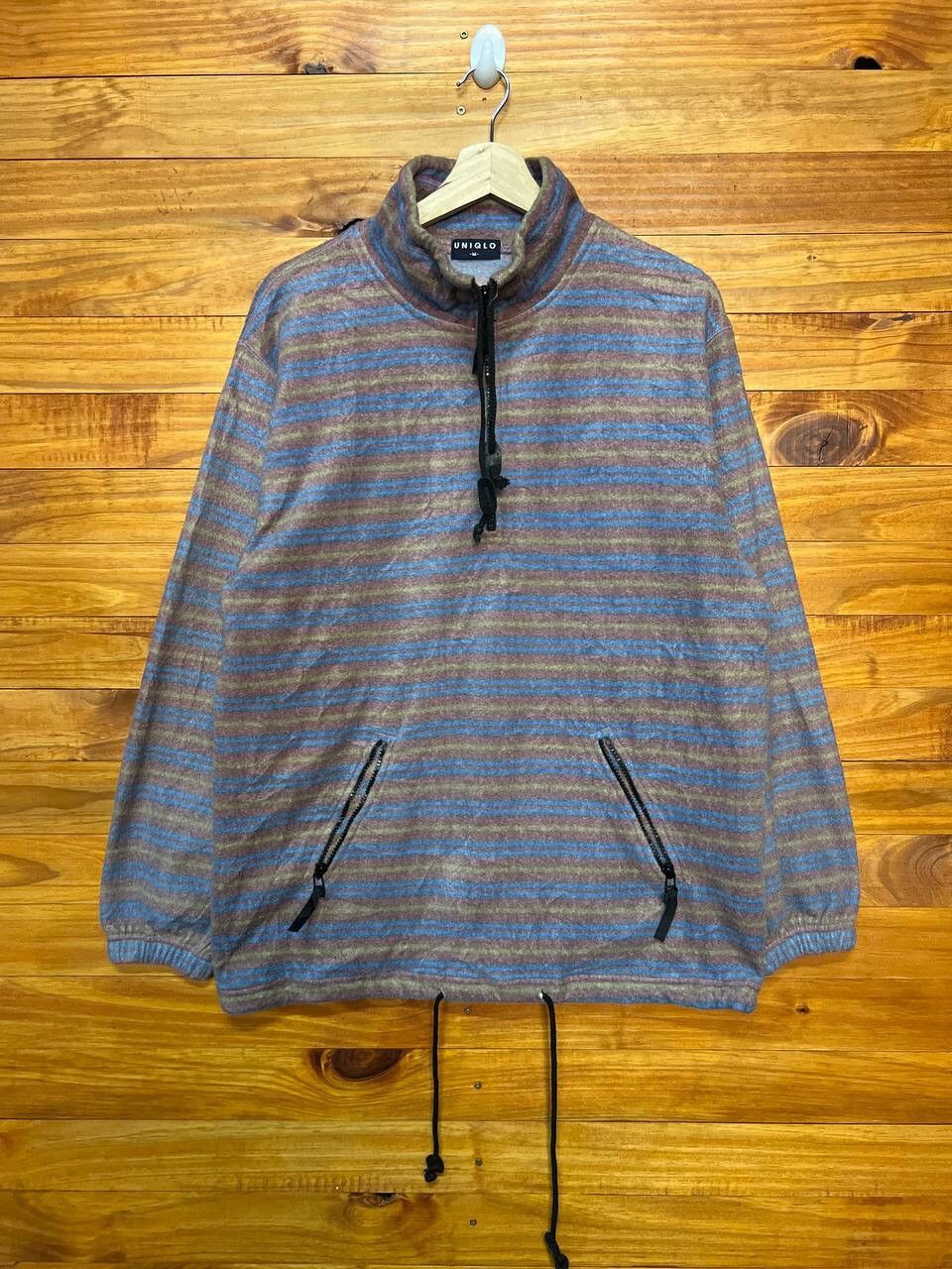 Uniqlo UNIQLO FLEECE STRIPE JACKET Size US M / EU 48-50 / 2 - 1 Thumbnail