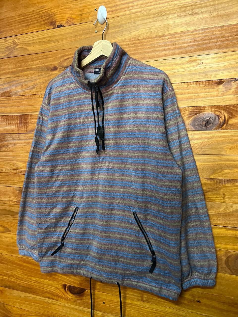 Uniqlo UNIQLO FLEECE STRIPE JACKET Size US M / EU 48-50 / 2 - 3 Thumbnail