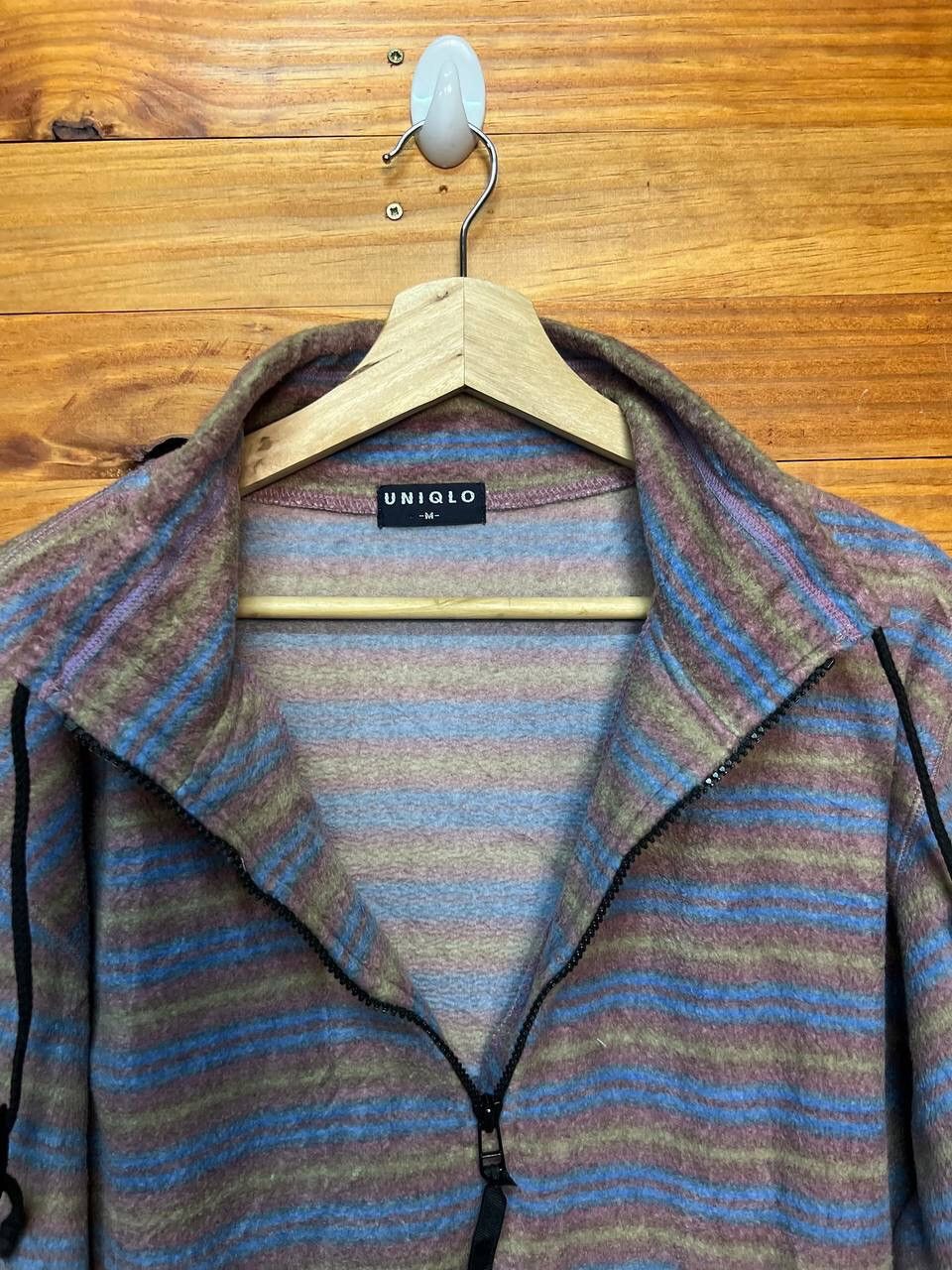 Uniqlo UNIQLO FLEECE STRIPE JACKET Size US M / EU 48-50 / 2 - 8 Thumbnail
