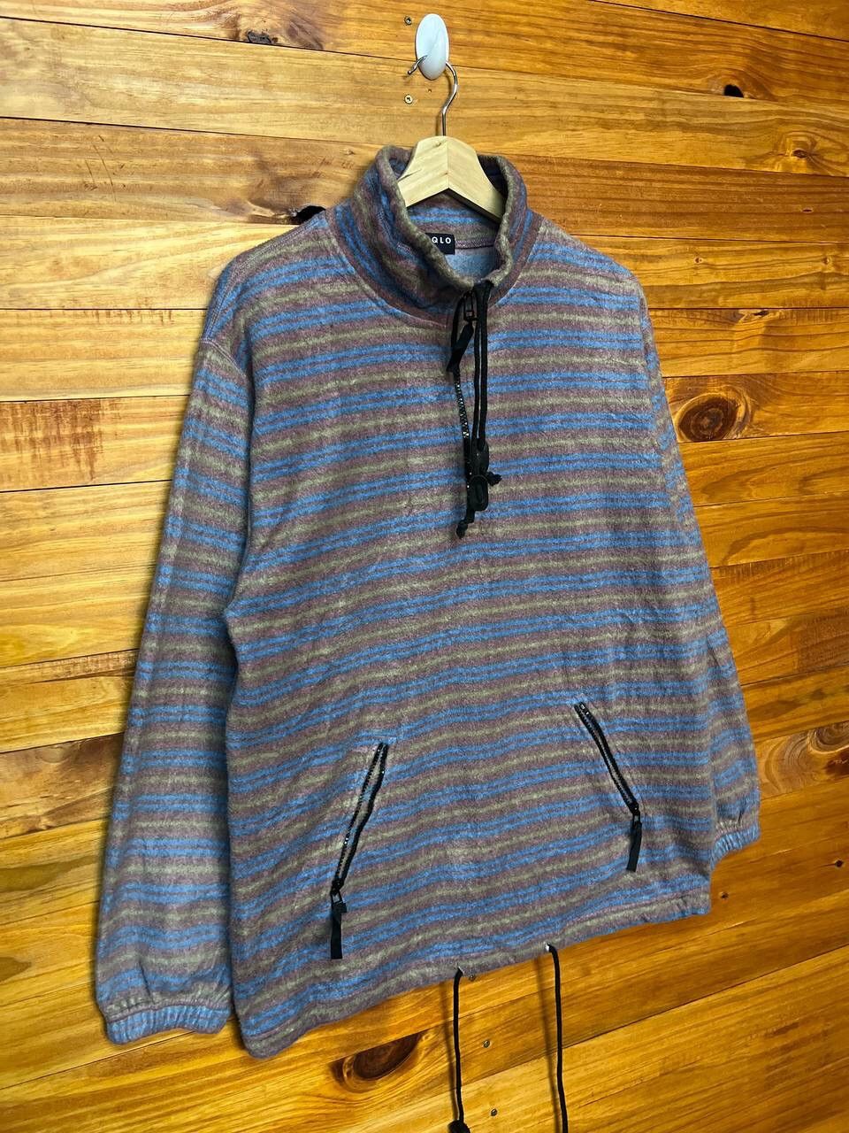 Uniqlo UNIQLO FLEECE STRIPE JACKET Size US M / EU 48-50 / 2 - 2 Thumbnail