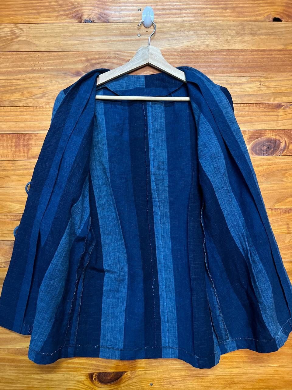 Japanese Brand JAPAN STYLE STRIPE BLAZER Size US M / EU 48-50 / 2 - 8 Thumbnail