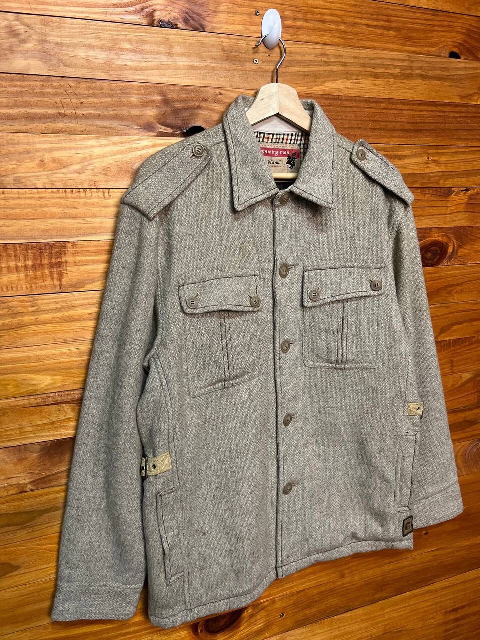 Japanese Brand VINTAGE G STAGE WOOL FIELD JACKET Size US L / EU 52-54 / 3 - 2 Thumbnail