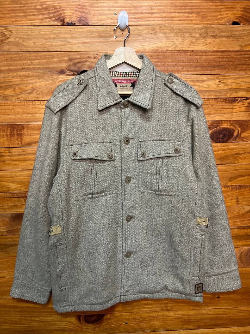Japanese Brand VINTAGE G STAGE WOOL FIELD JACKET Size US L / EU 52-54 / 3 - 1 Thumbnail