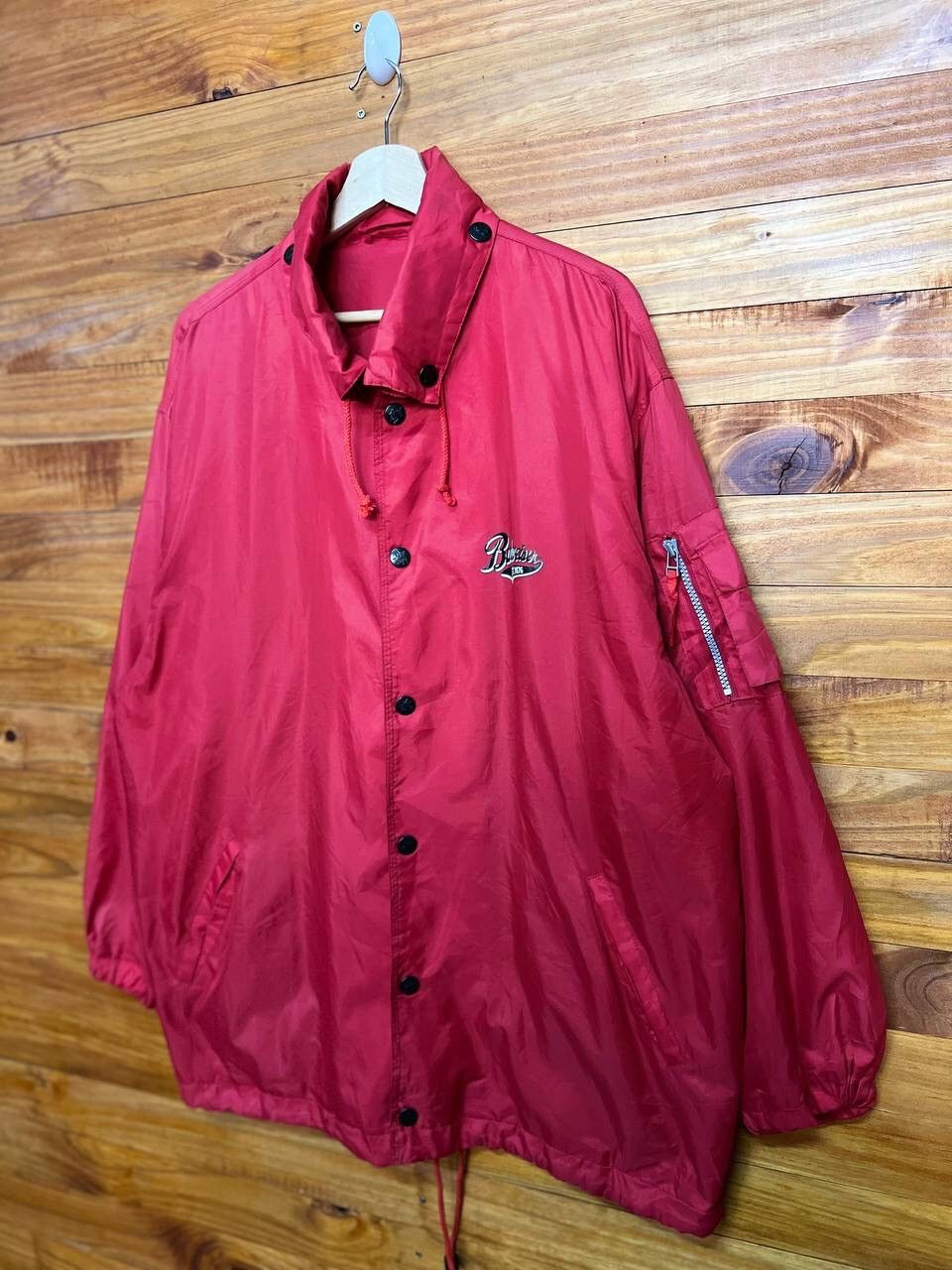 Budweiser VINTAGE BUDWEISER HOODIE WINDBREAKER JACKET Size US L / EU 52-54 / 3 - 3 Thumbnail