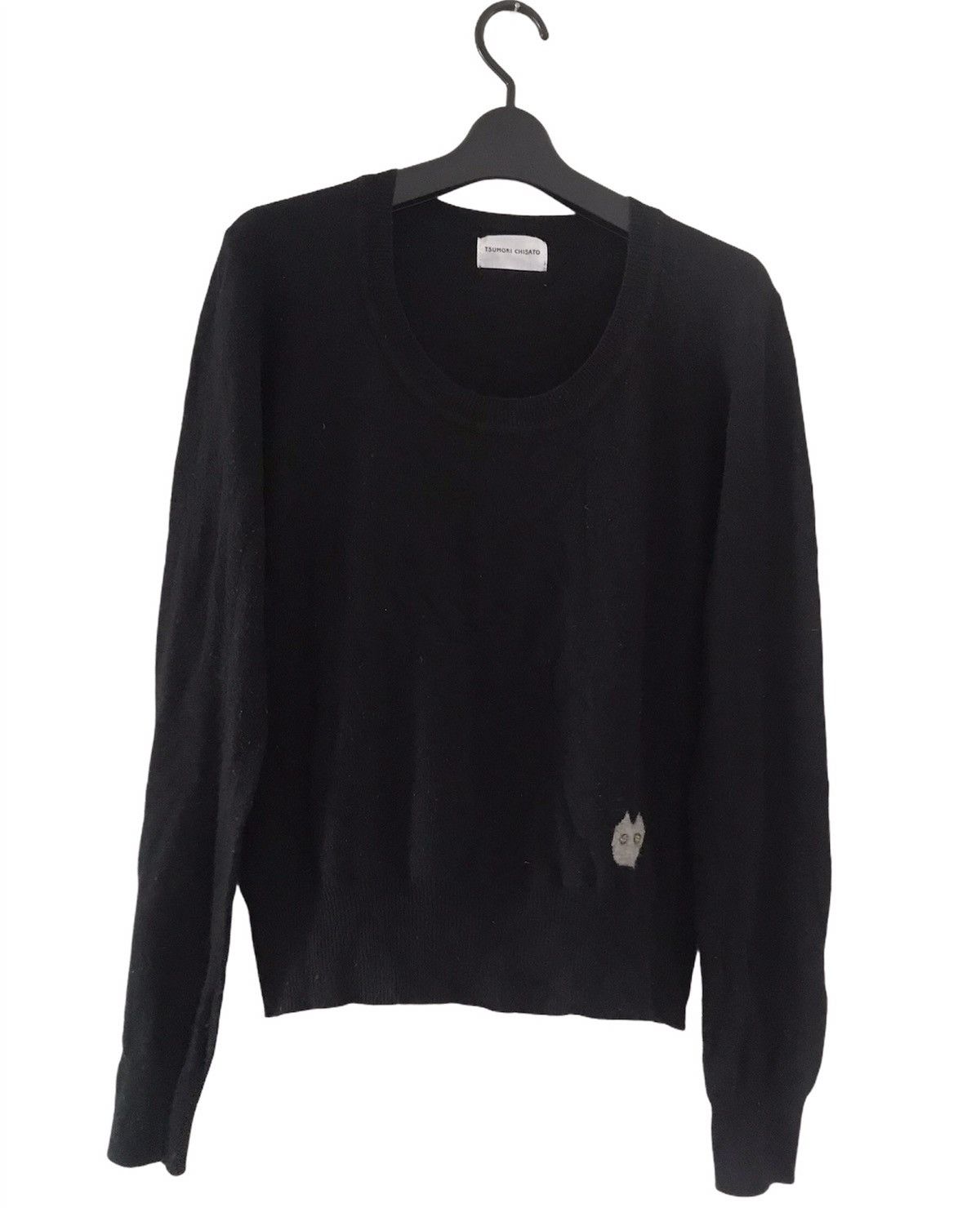 Issey Miyake Tsumori Chisato By Issey Miyake Black Knitwear Cardigan Size US M / EU 48-50 / 2 - 1 Thumbnail