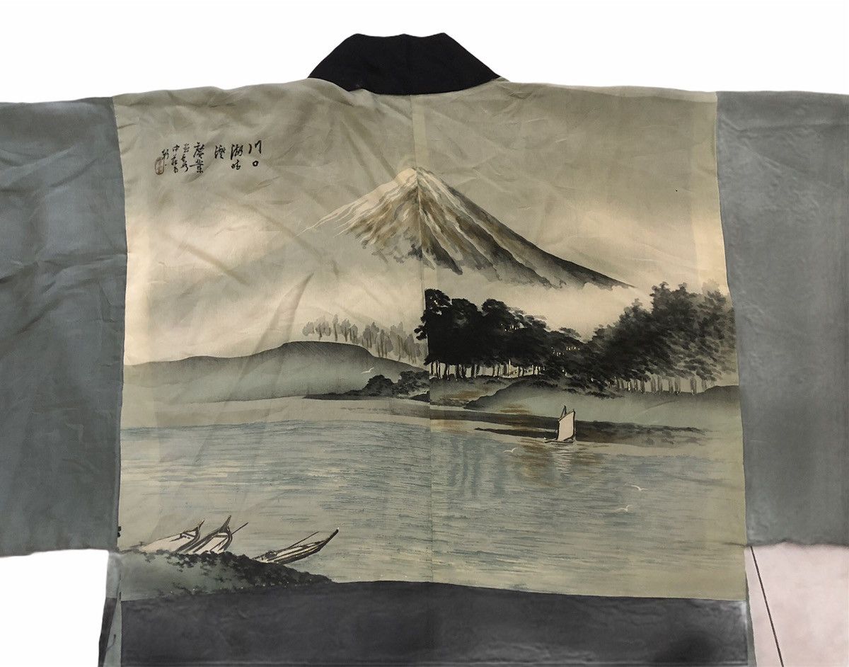 Japanese Brand × Vintage Kimono Japan Mount Fuji Hand Painting Reversible Size US M / EU 48-50 / 2 - 1 Thumbnail